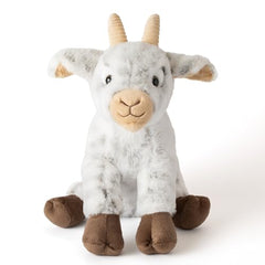 The Petting Zoo goat stuffed animal 12in extended ears and horns invite cuddly interaction