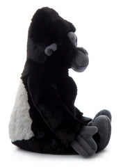 The Petting Zoo gorilla stuffed animal ready for hugs and companionship.