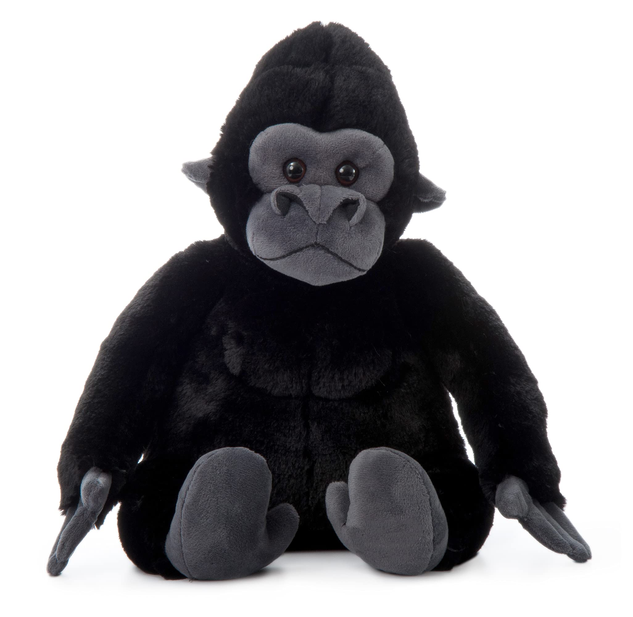 The Petting Zoo gorilla plush in a muscular pose for fearless imaginative play.