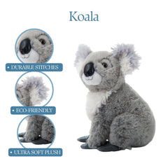 The Petting Zoo koala playful plush for travel and comfort.