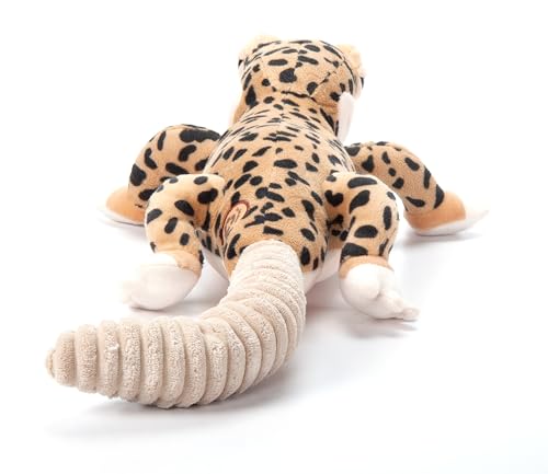 The Petting Zoo leopard gecko plush 24in, back view, durable companion for daily adventures.