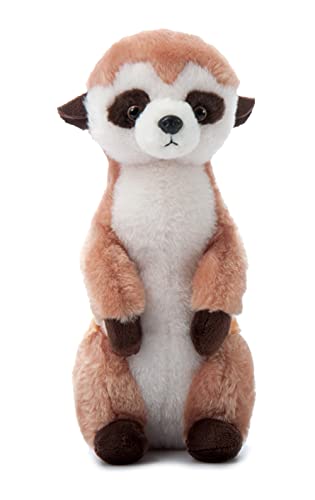 The Petting Zoo Meerkat plush digs a tunnel for imaginative adventures