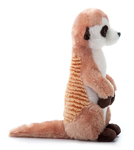The Petting Zoo Meerkat plush hugging you for cozy companionship