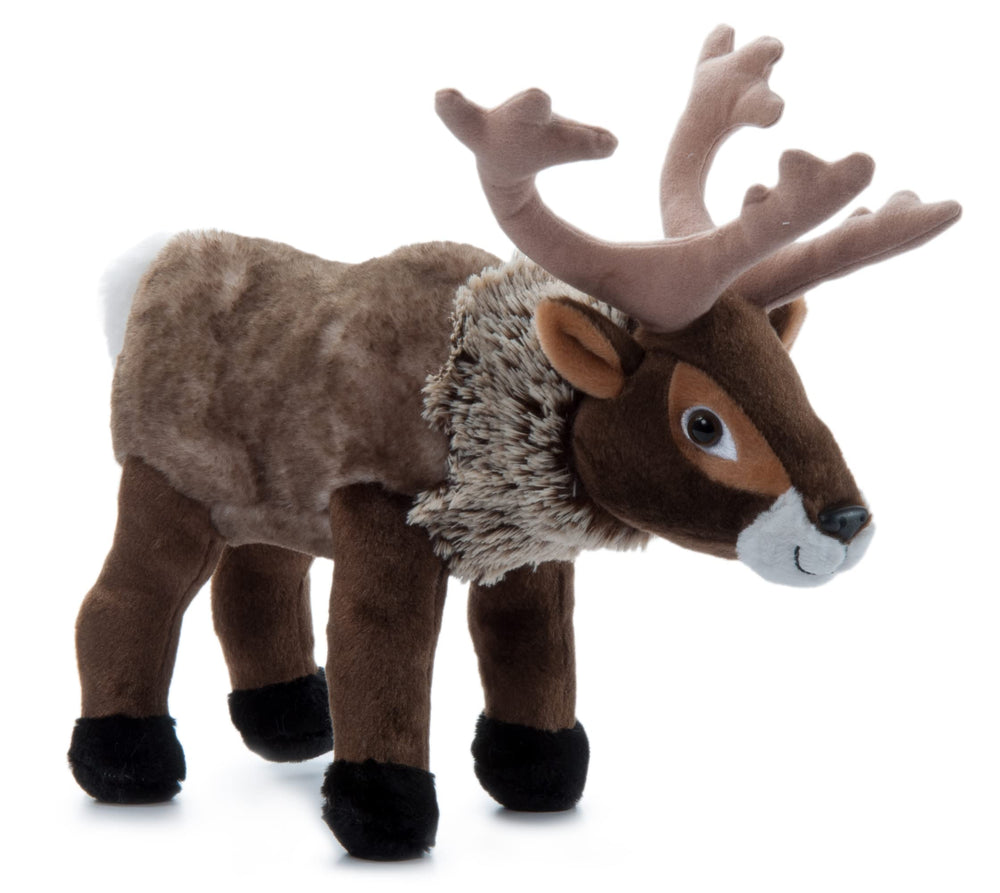 The Petting Zoo reindeer plush standing pose ready for adventure and imaginative play.