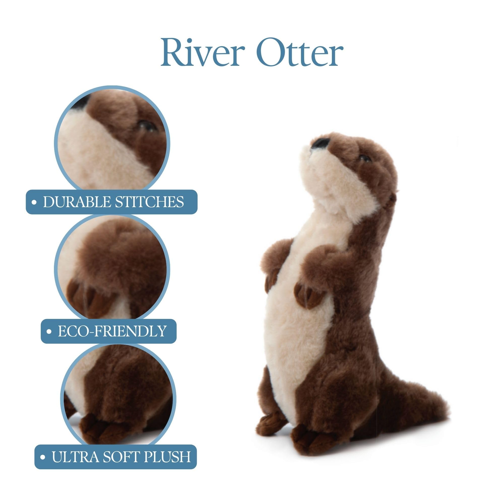 The Petting Zoo river otter plush as a thoughtful gift option.