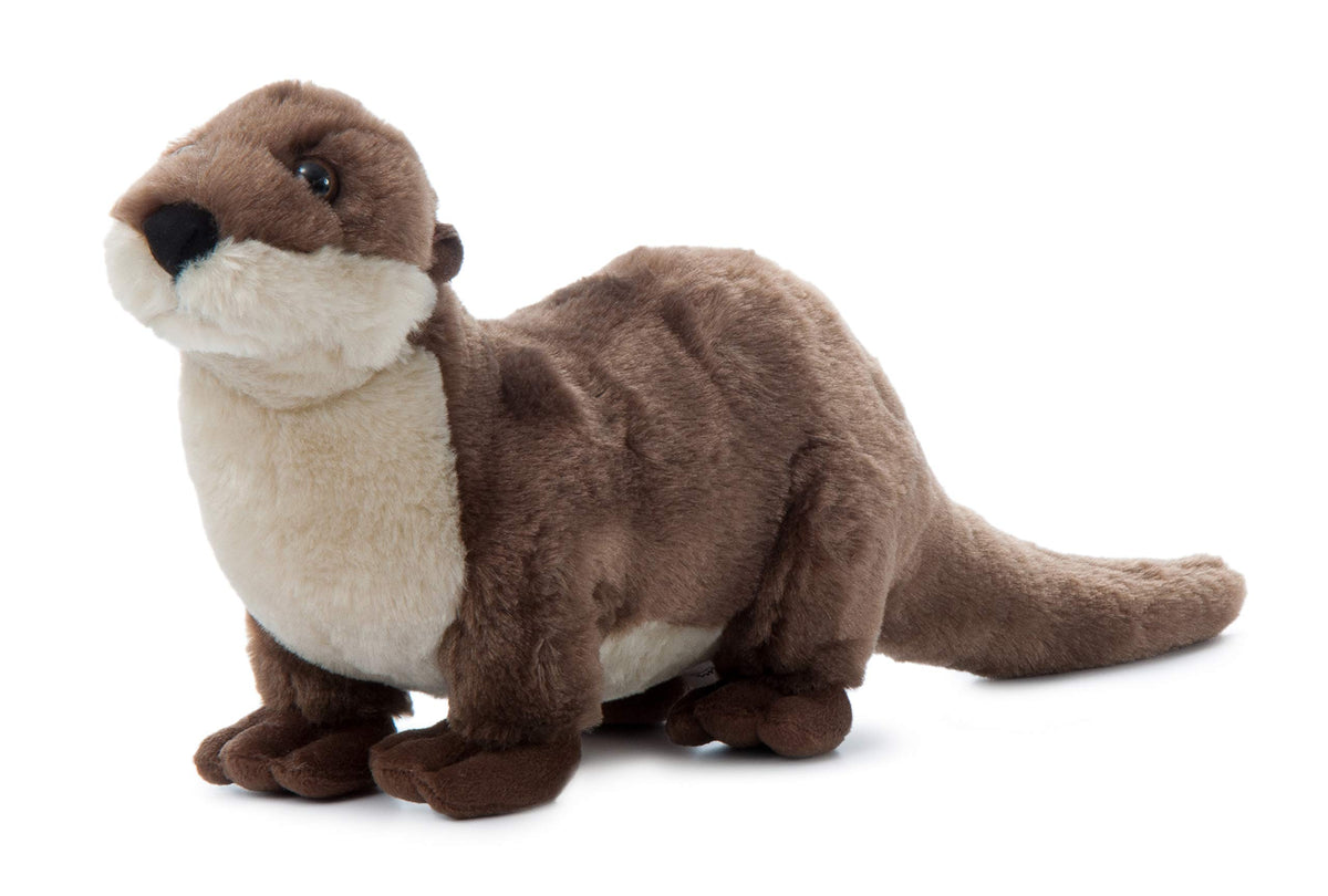 The Petting Zoo river otter plush, 18-inch size, perfect for cuddling and imaginative play.
