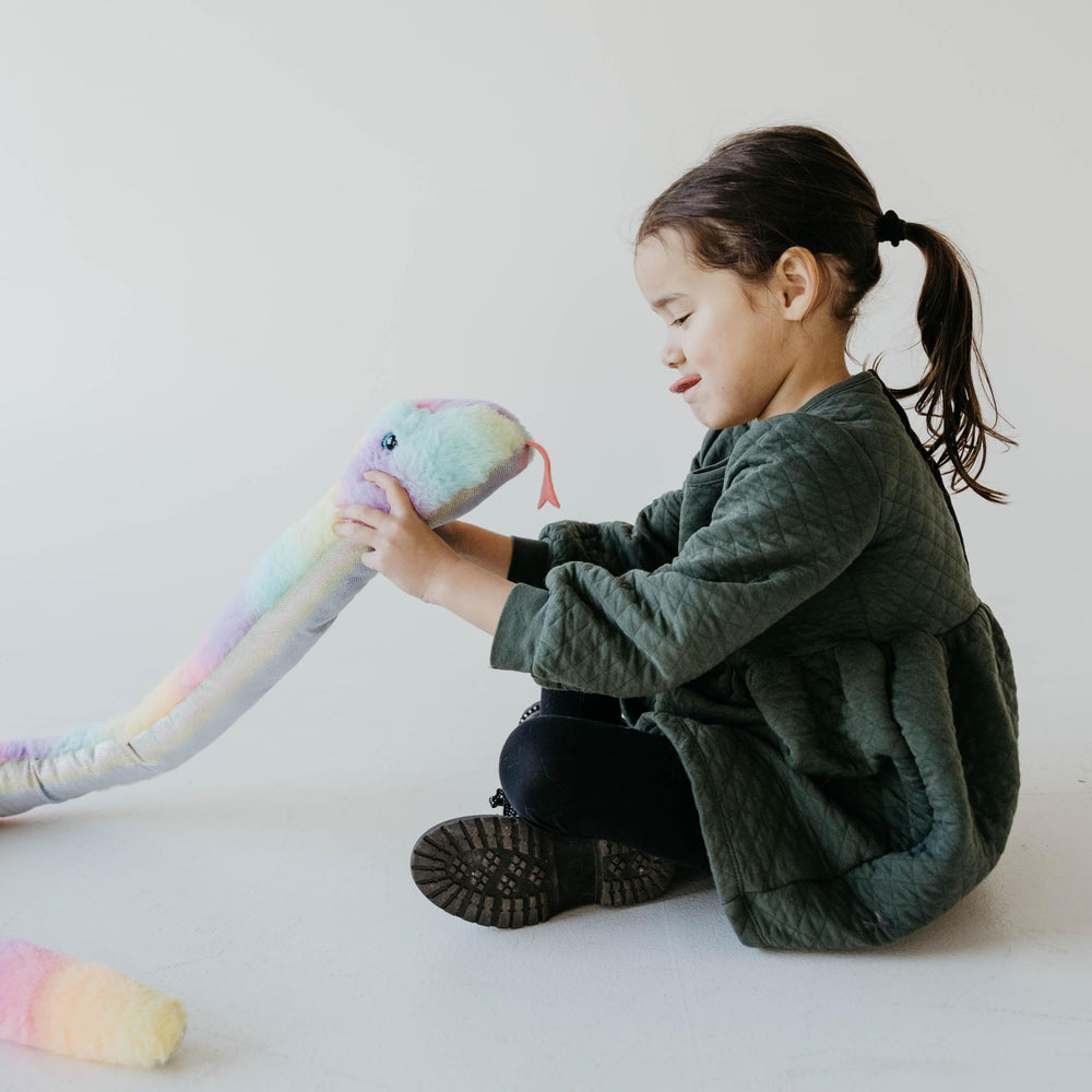 The Petting Zoo 54-inch snake plush makes a thoughtful gift for kids.