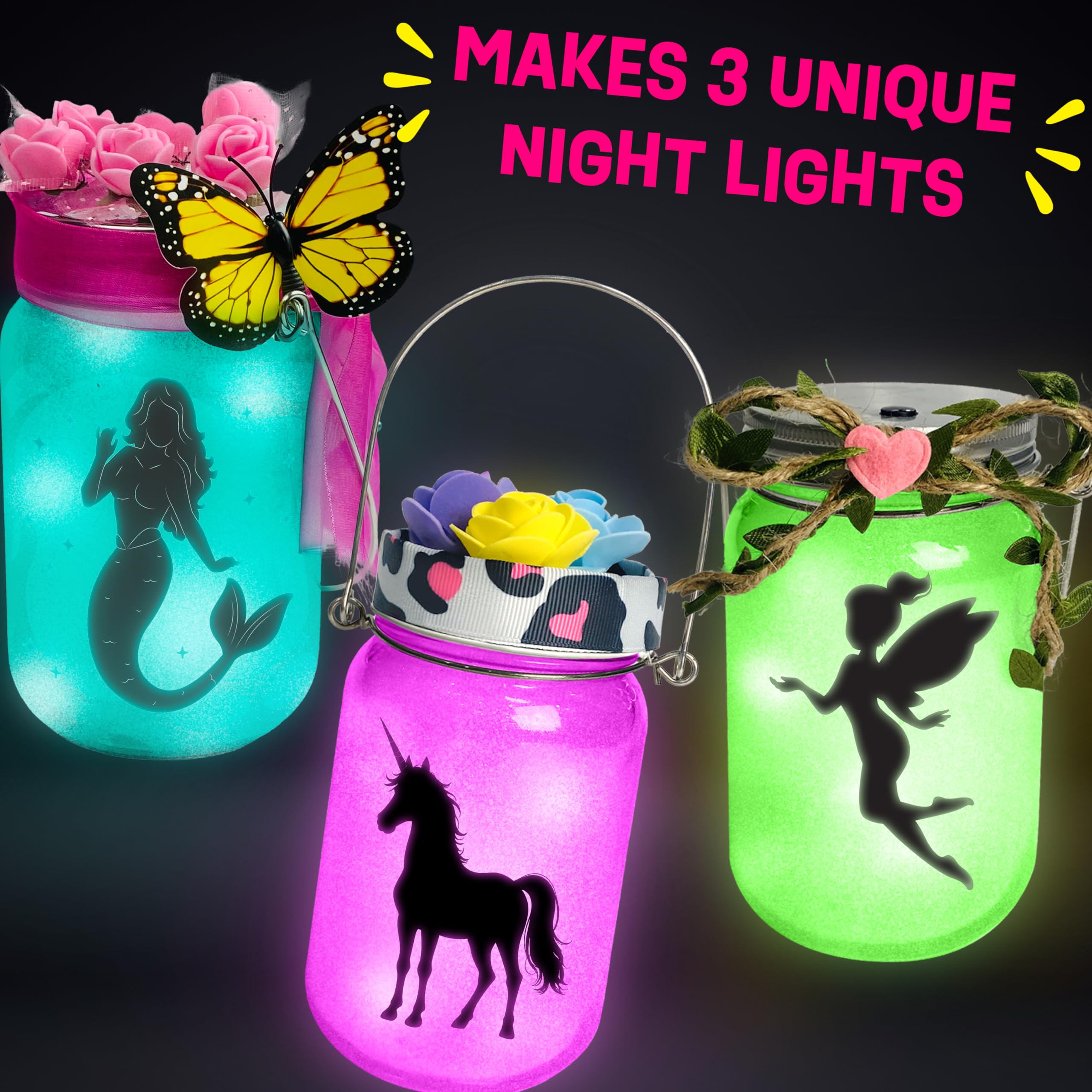 The Scholar Ant light-up mermaid lantern craft kit creating a cozy night-light option