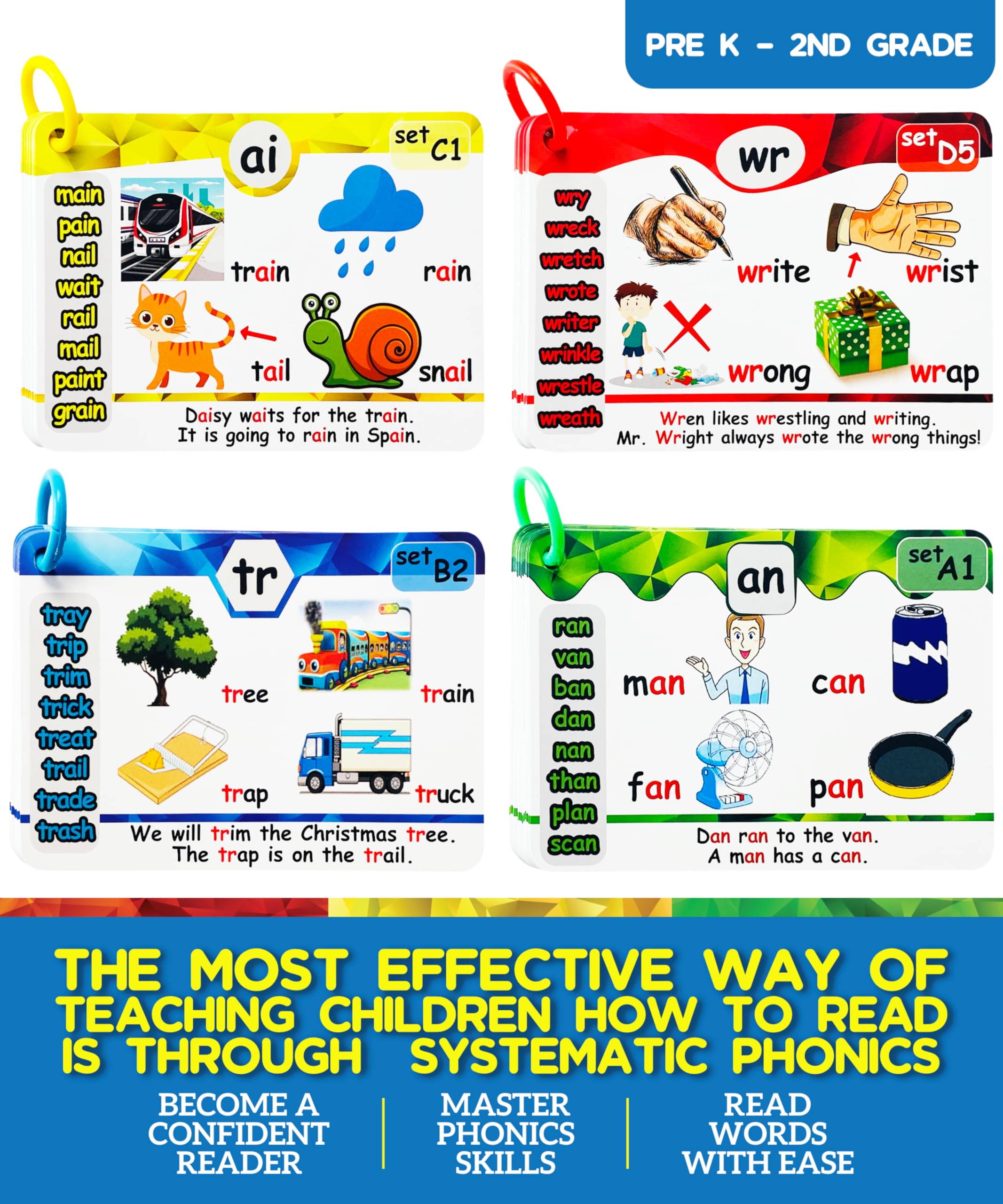 The Scholar Ant phonics cards with learning games spark playful practice
