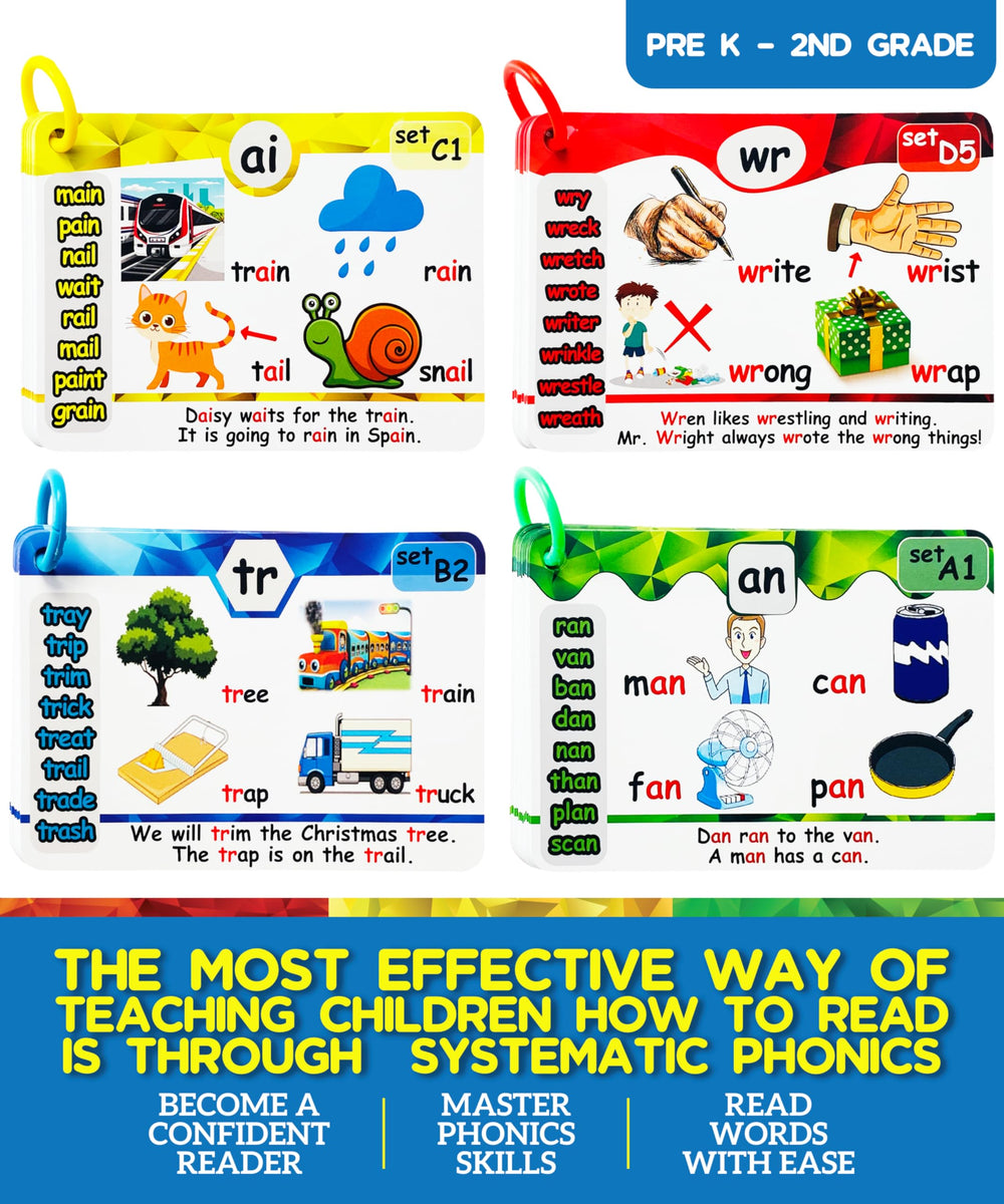 The Scholar Ant phonics cards with learning games spark playful practice