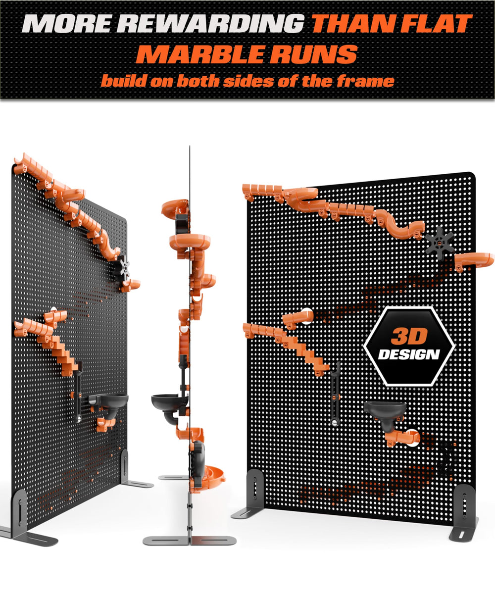 THE SCHOLAR ANT precision-fit tracks ready for smooth marble movement