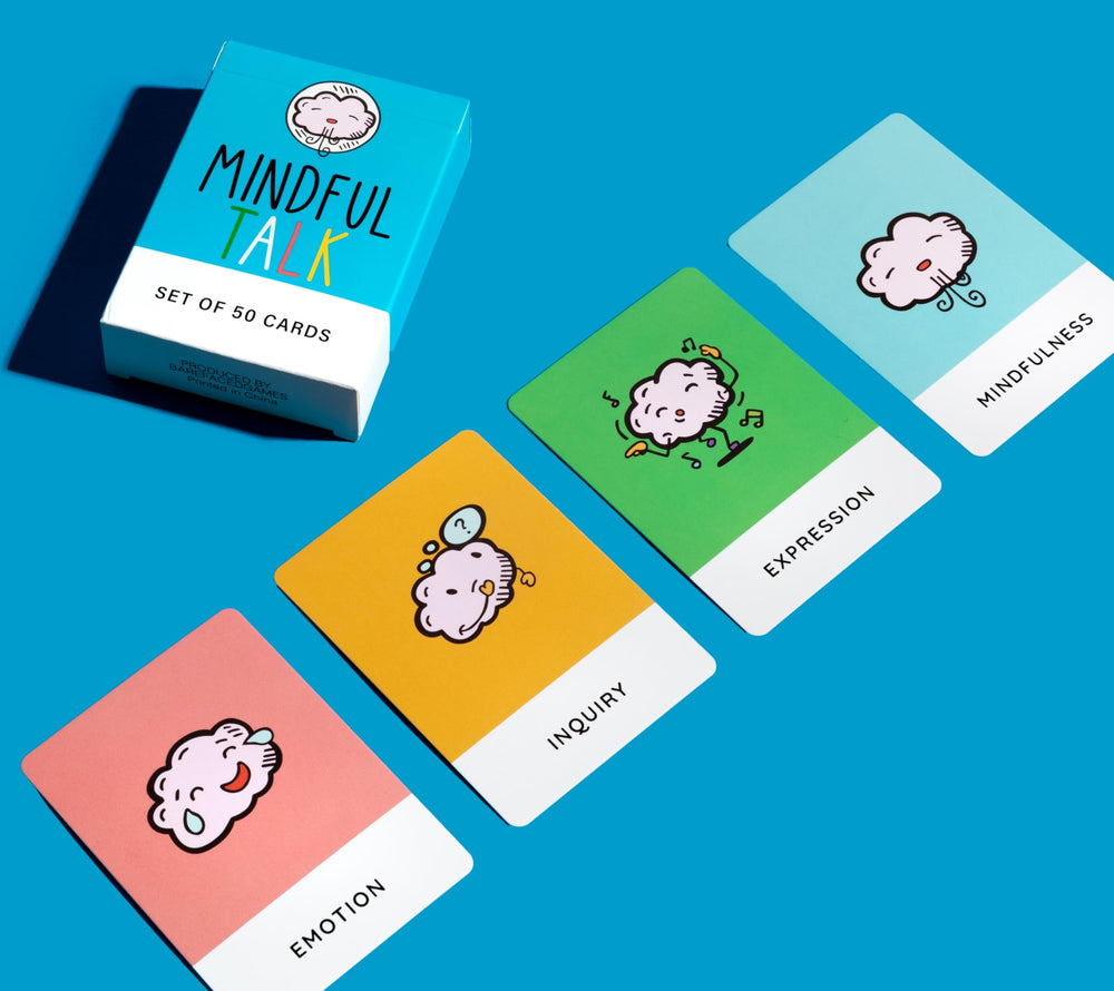 The School of Mindfulness family game night round invites togetherness.