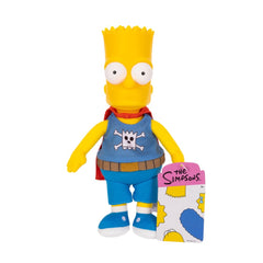 The Simpsons Daredevil Bart plush full-body design with soft fabric for fans and collectors.