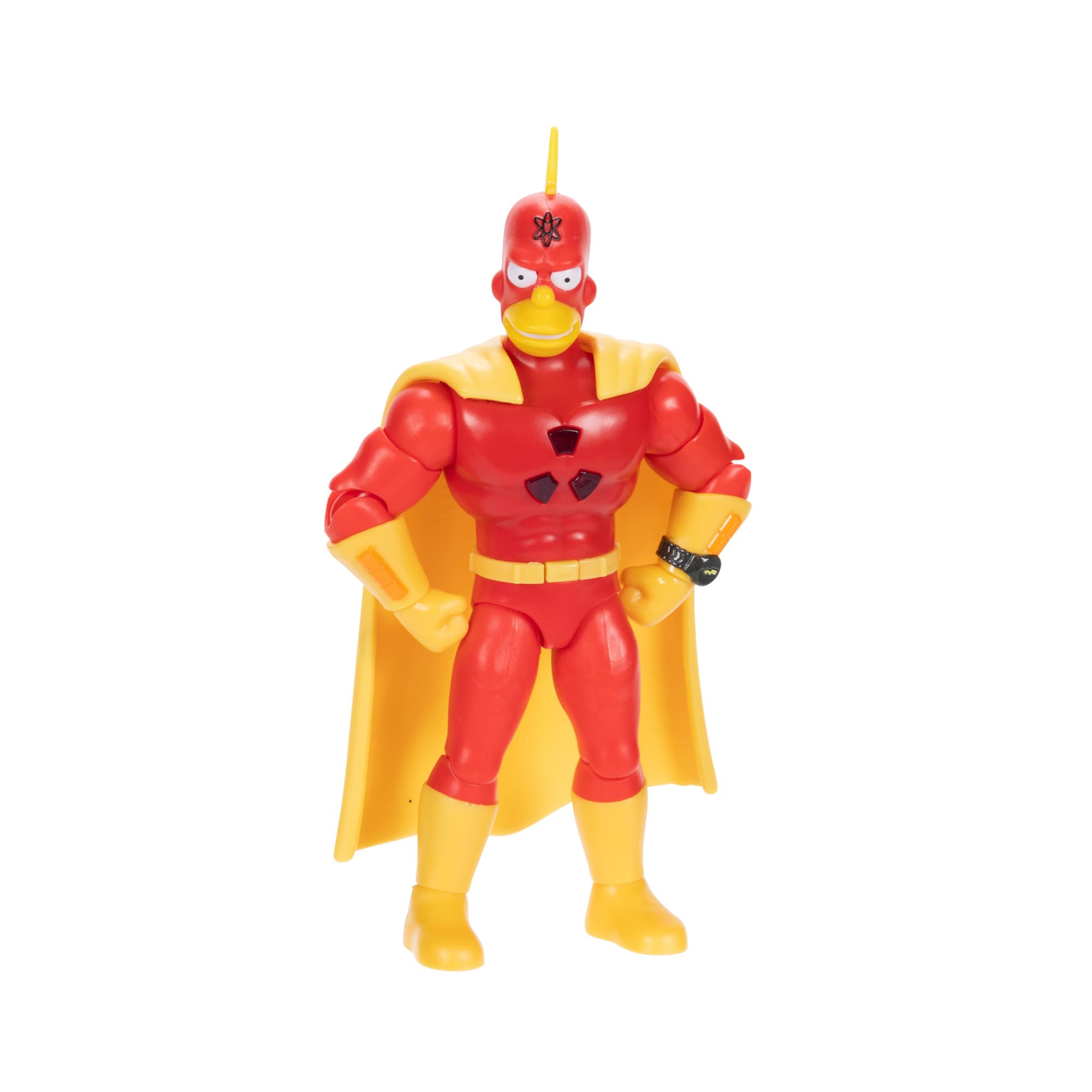 The Simpsons Radioactive Man articulation pose enables dynamic display options.