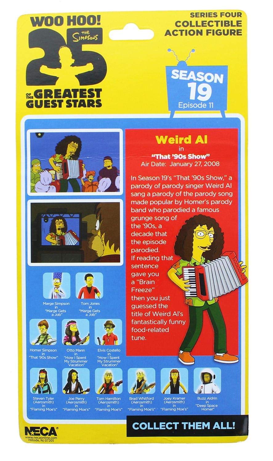 Weird Al Yankovic figure with accordion accessory for dynamic display