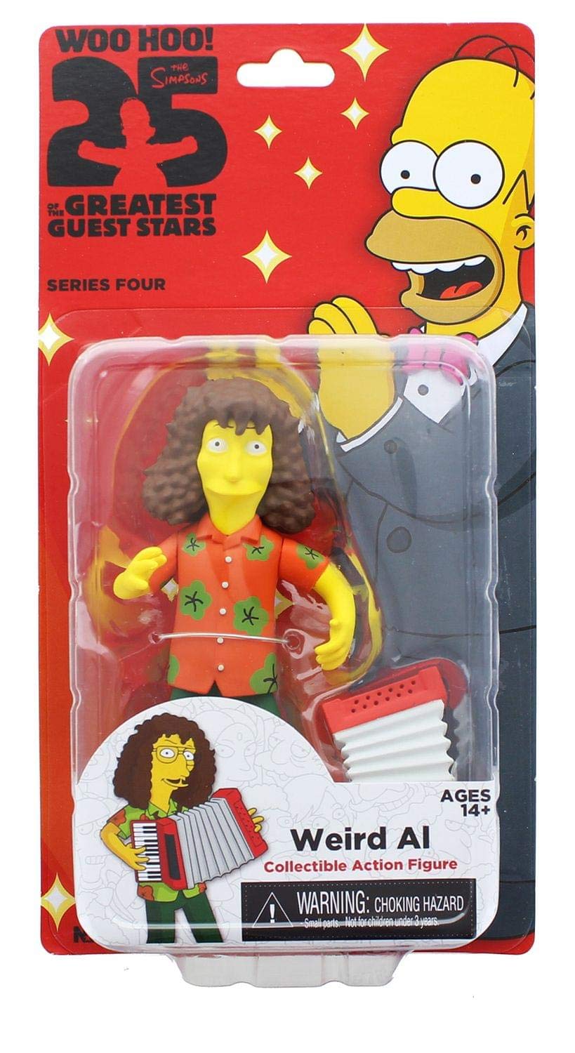 The Simpsons Weird Al Yankovic Series 4 figure for display and nostalgia