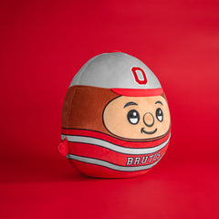 12inch allover sublimation print with vibrant Buckeyes colors.