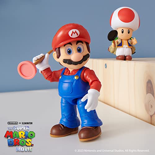 The Super Mario Bros Movie kid-friendly figure suitable for ages 3 and up.