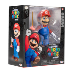The Super Mario Bros Movie Mario figure with faithful, vibrant character design.
