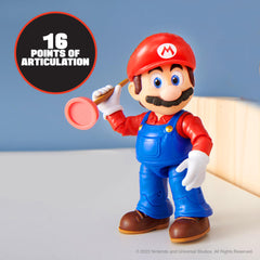 The Super Mario Bros Movie premium window box enhances shelf display.