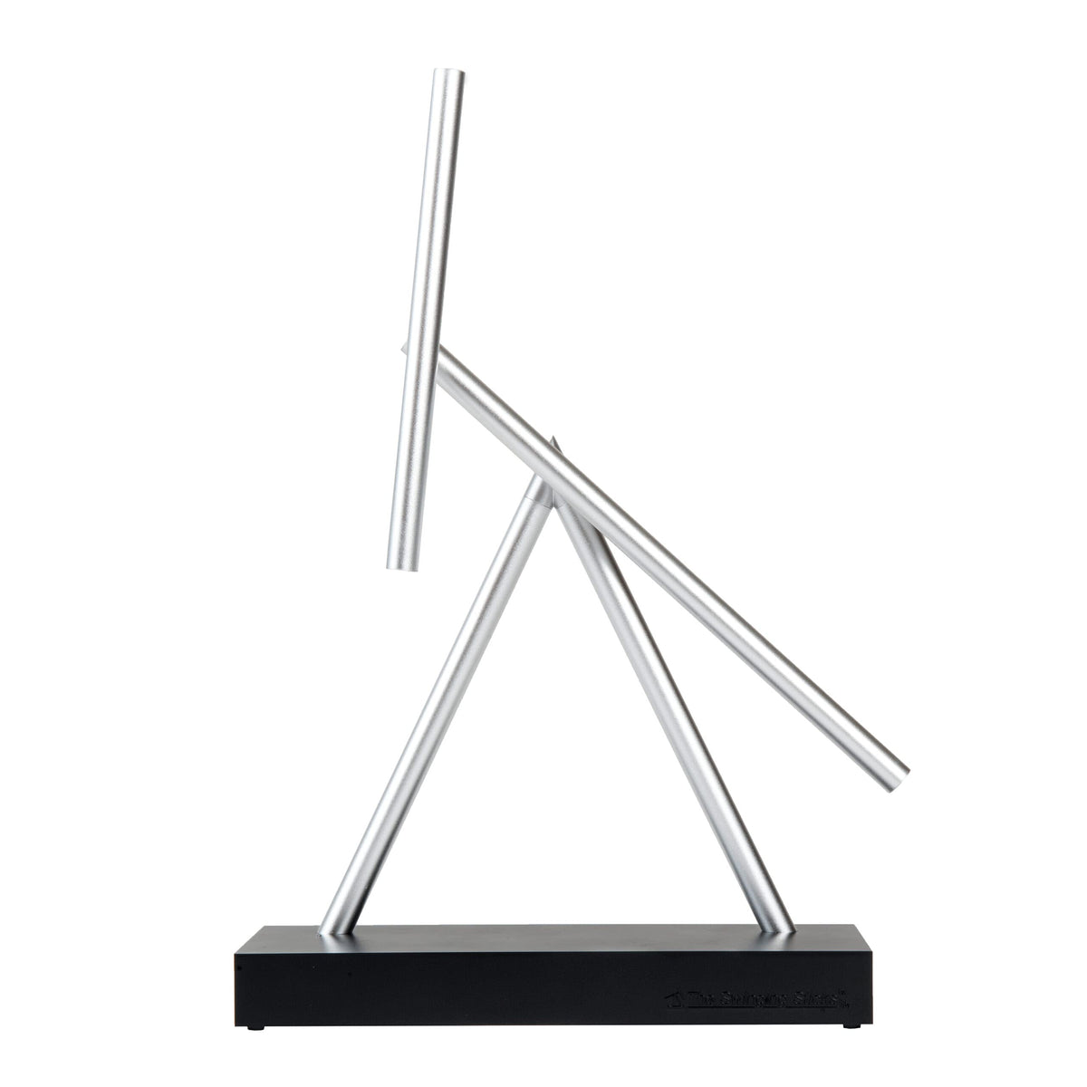 The Swinging Sticks desktop balance view enhances focus during work.