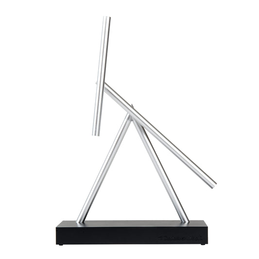 The Swinging Sticks desktop balance view enhances focus during work.