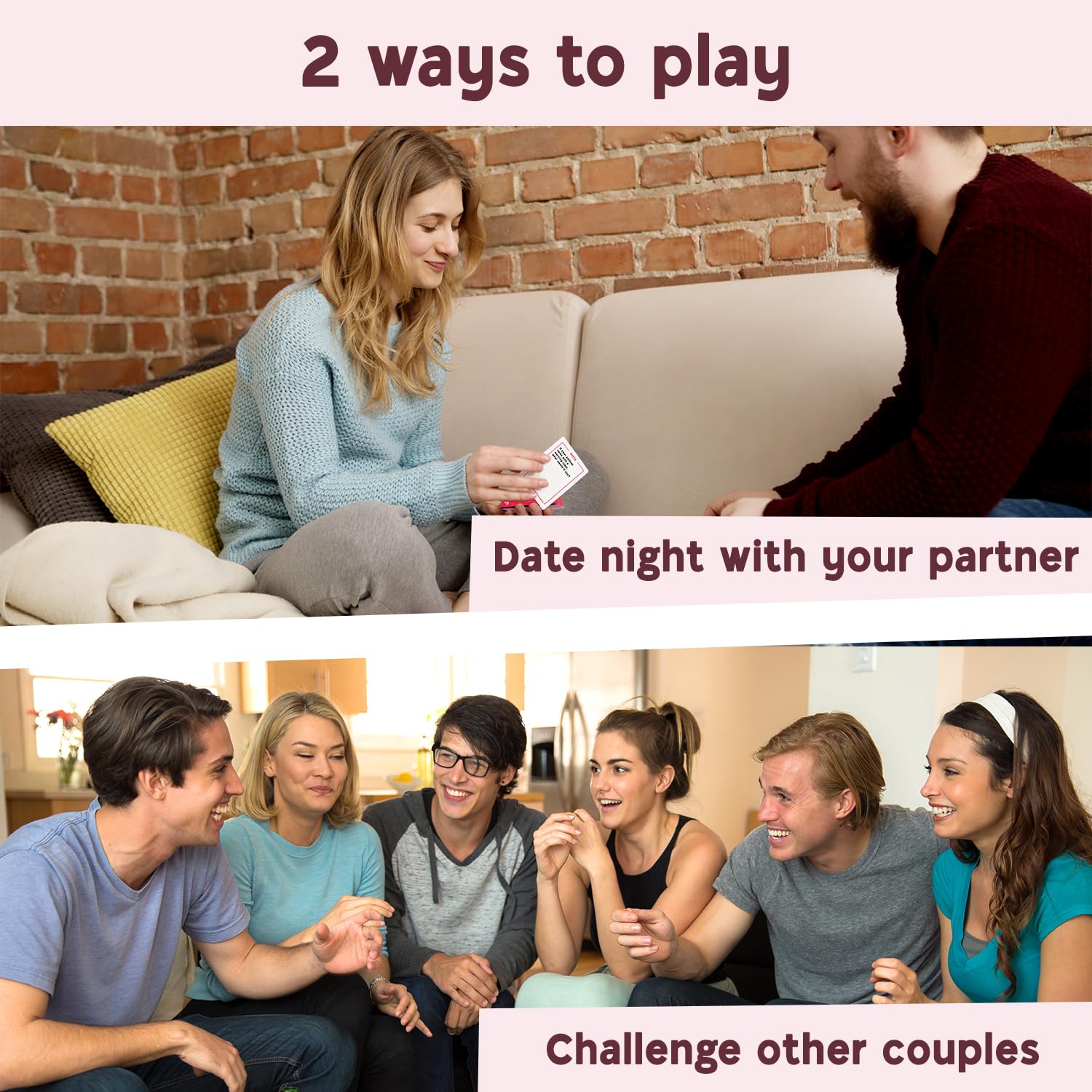 The Ultimate Game for Couples – 200 cards ensure hours of replay and variety.