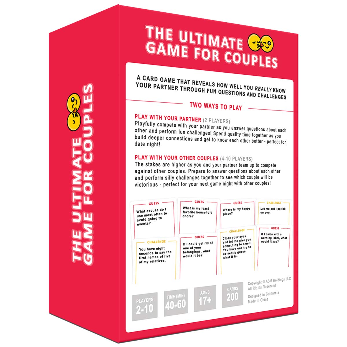 The Ultimate Game for Couples – a thoughtful gift for weddings, anniversaries, or Valentine’s Day.