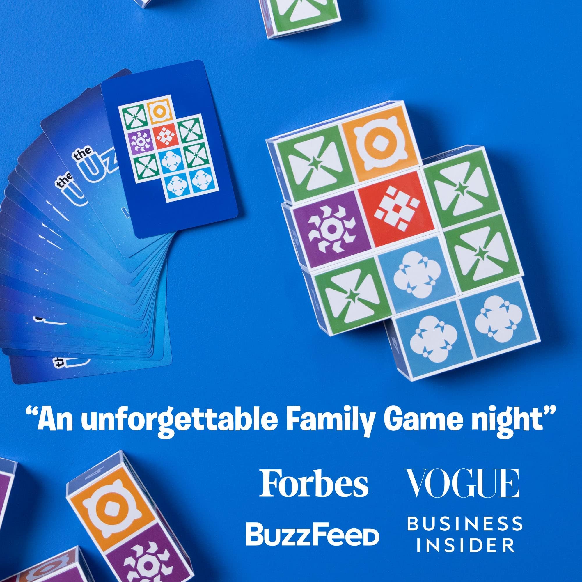 The Uzzle 3.0 spread of 100 puzzles offers varied challenges for all ages.