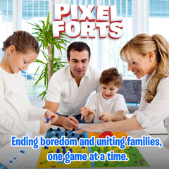 The Uzzle Pixel Forts compact box makes travel and gifting easy.