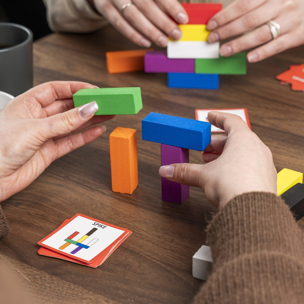 The Uzzle Stack Royale game-play setup encourages solo or group play.