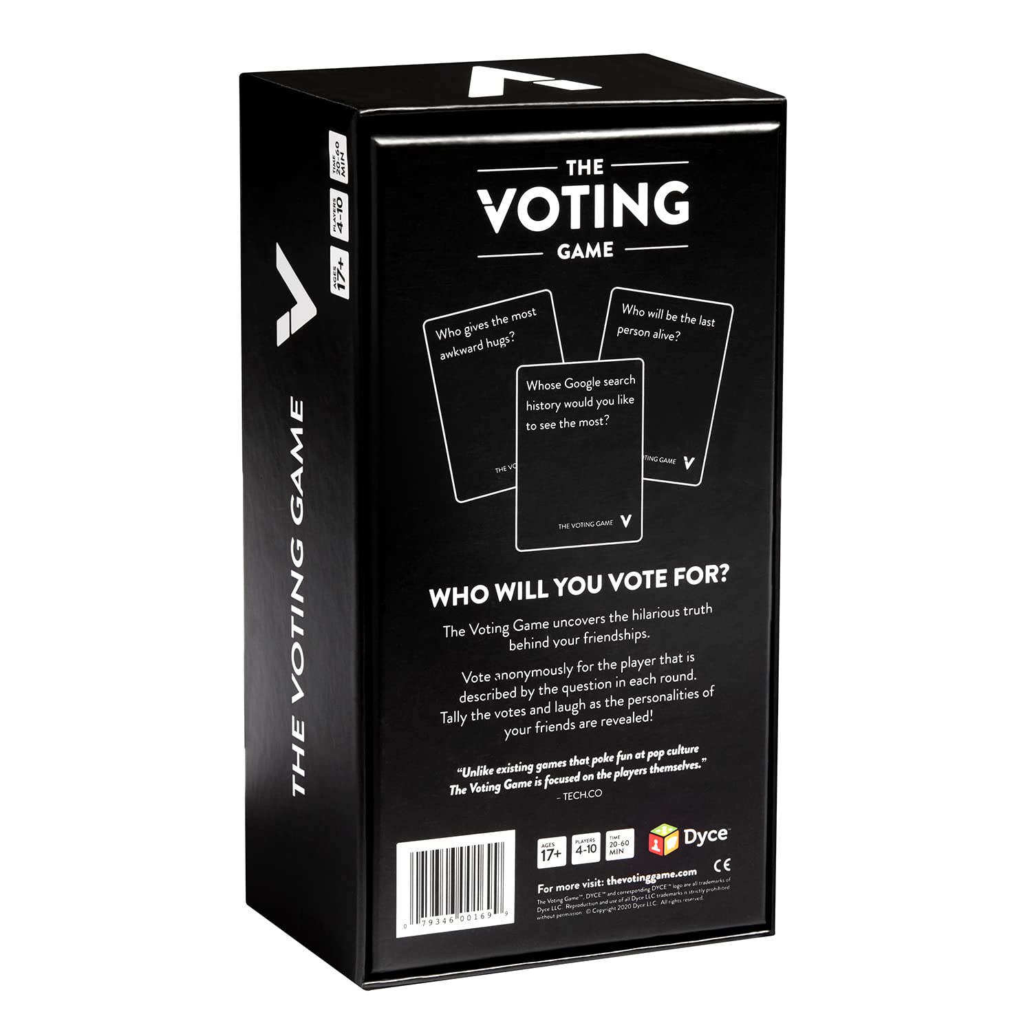 The Voting Game compact pack fits easily in a purse or backpack.