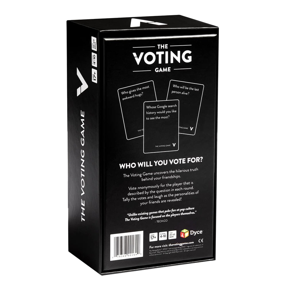 The Voting Game compact pack fits easily in a purse or backpack.