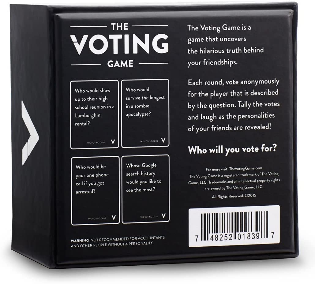 The Voting Game night in progress delivers memorable party moments.