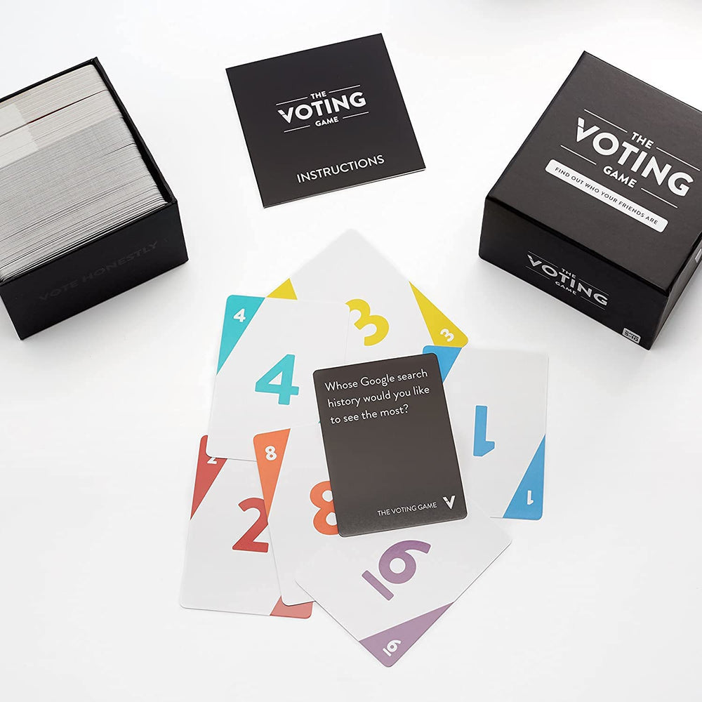 The Voting Game vote results displayed for quick, entertaining comparisons.