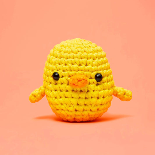 The Woobles Kiki Chick yarn pre-start for smooth, beginner-friendly crochet.