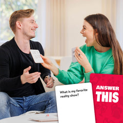 Answer This box front showcases vibrant, engaging conversation prompts.