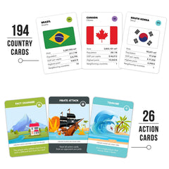 The World Game family night setup image shows 2-5 players bonding over learning.