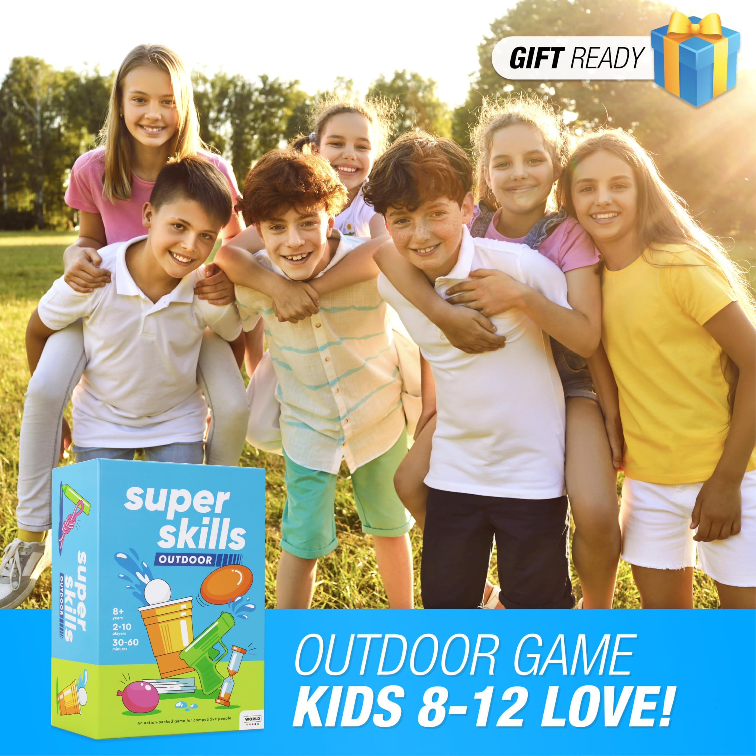 The World Game Super Skills all-in-one pack keeps everything organized.