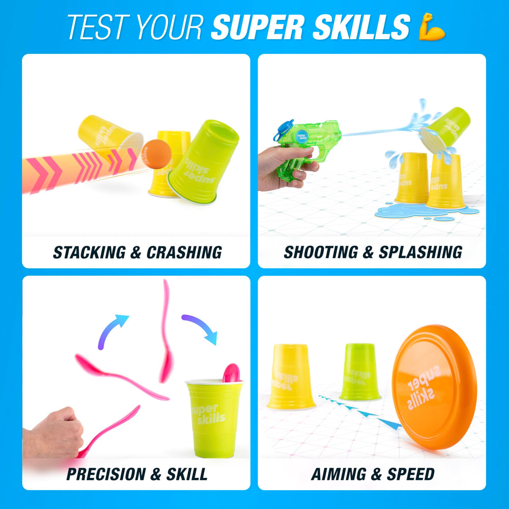 The World Game Super Skills durable materials withstand outdoor play.