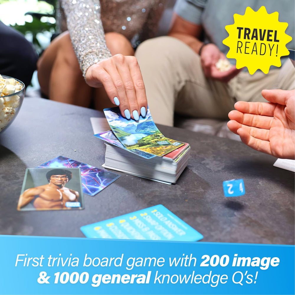 The World Game Super Trivia picture questions add visual challenges.