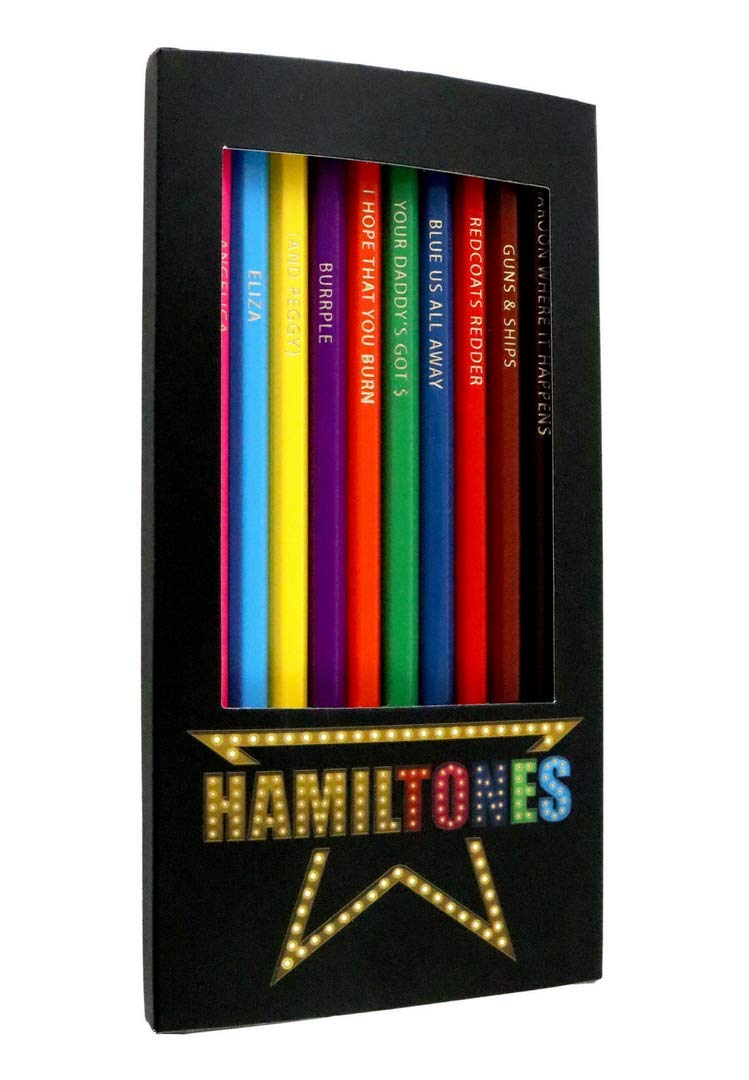 Theatre Nerds Hamiltones brand logo helps identify a trusted Broadway-inspired line.