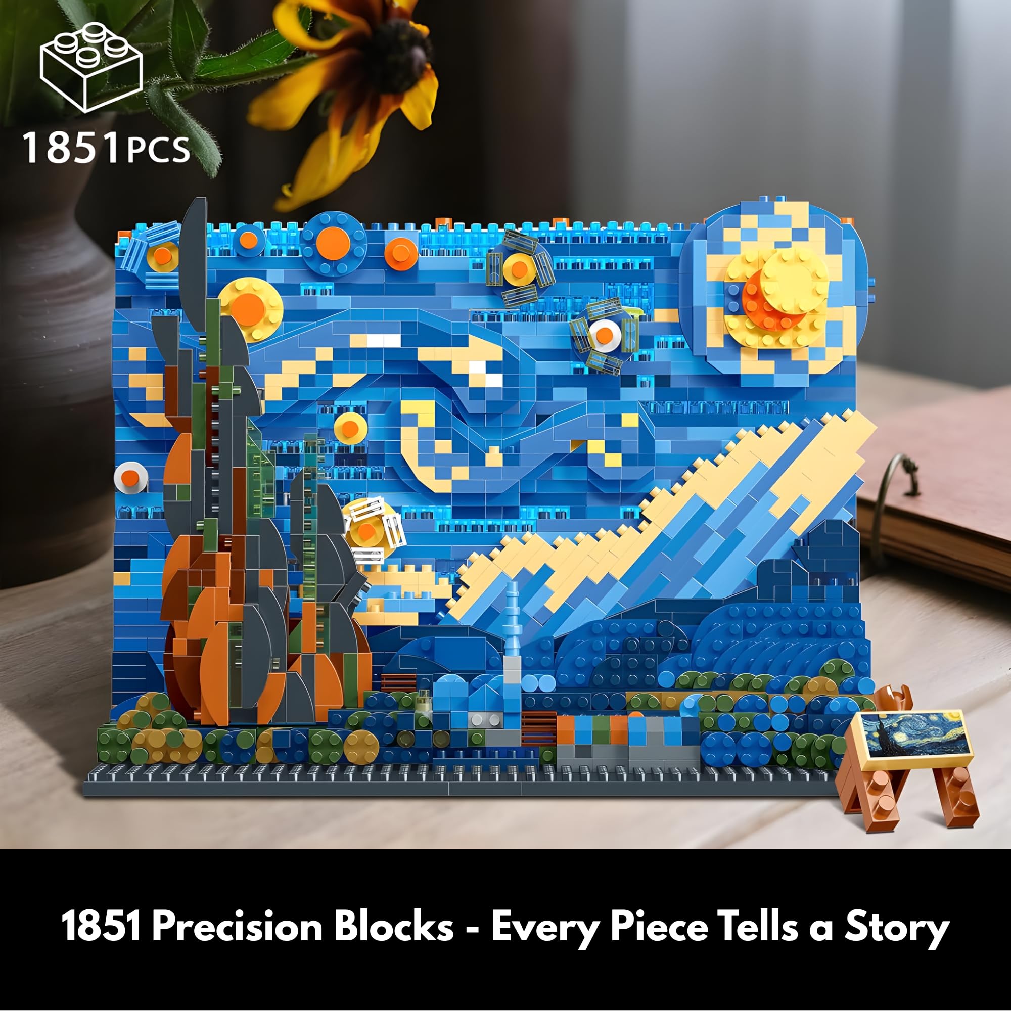 THEBRIXKING art lovers gift option, a unique puzzle and decor combo