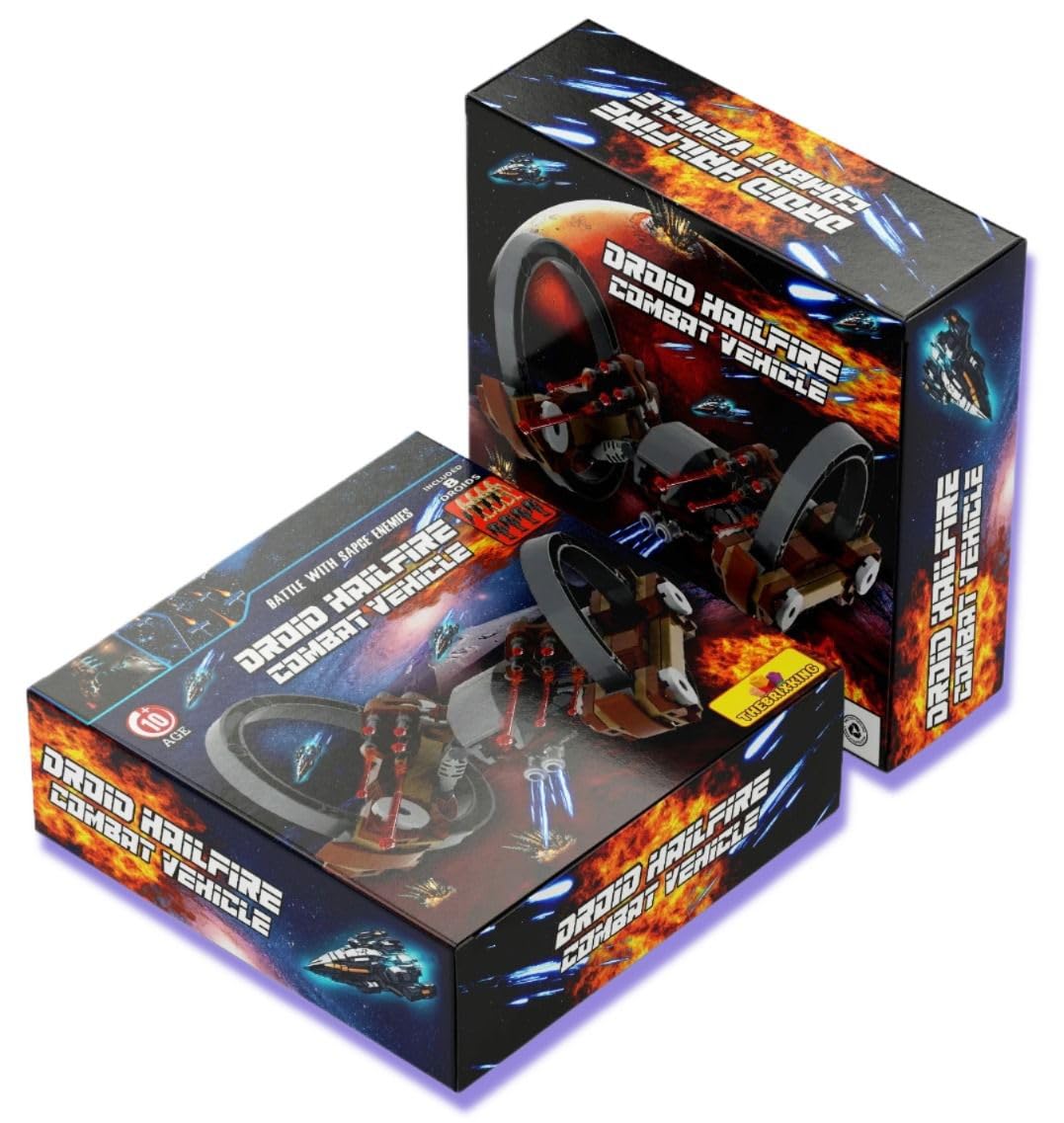 THEBRIXKING droid-hailfire-vehicle in-action shot highlighting sturdiness.