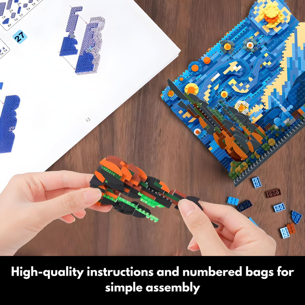 THEBRIXKING premium ABS plastic supports safe, smooth building experience