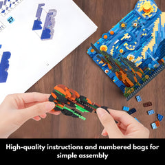 THEBRIXKING premium ABS plastic supports safe, smooth building experience
