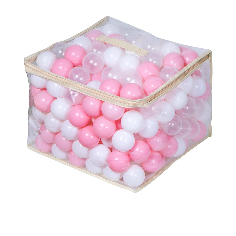 Thenese pink ball pit balls pack of 100 ready for indoor playtime