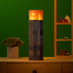 The Noble Collection Minecraft Torch battery compartment shows easy access for quick replacement