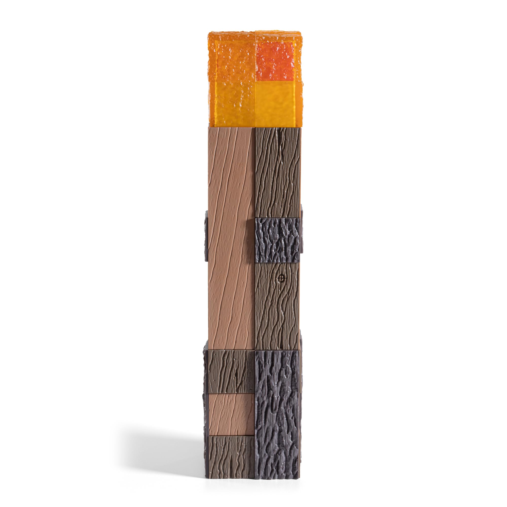 The Noble Collection Minecraft Torch stand-alone position highlights desk or shelf display option