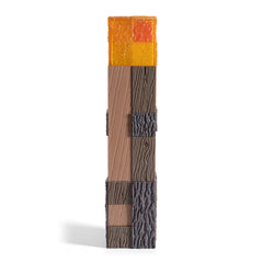 The Noble Collection Minecraft Torch stand-alone position highlights desk or shelf display option